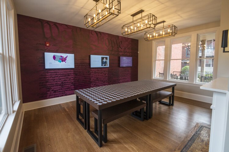 Keybank Community Room in the Cozad Bates House